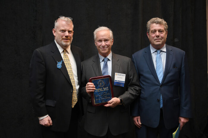 The 2023 Kaufman Award is presented to Richard Gottlieb at the WV State Bar Annual Dinner