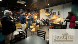 A JustOne event group with the JustOne logo in the corner.