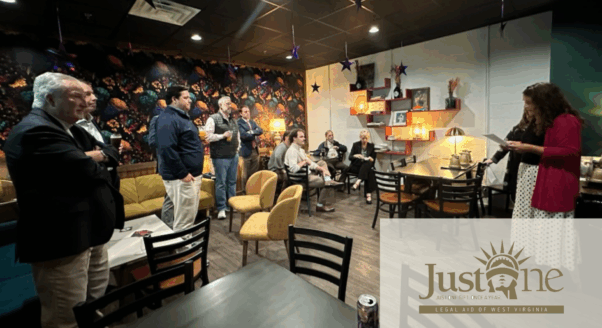 A JustOne event group with the JustOne logo in the corner.