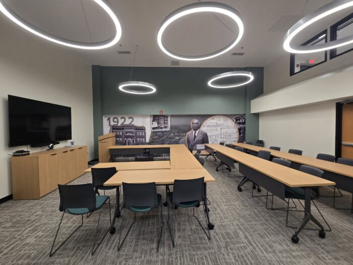 Interior photo of John C. Norman Community Room