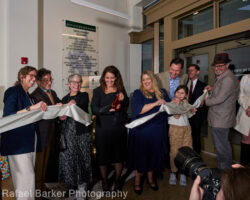 Kate White cuts ribbon at Charleston offices