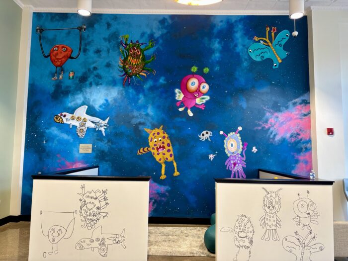 The completed PlaySpace mural in Charleston