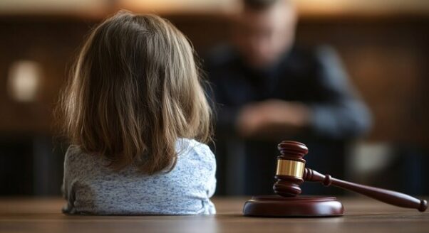 child in court room